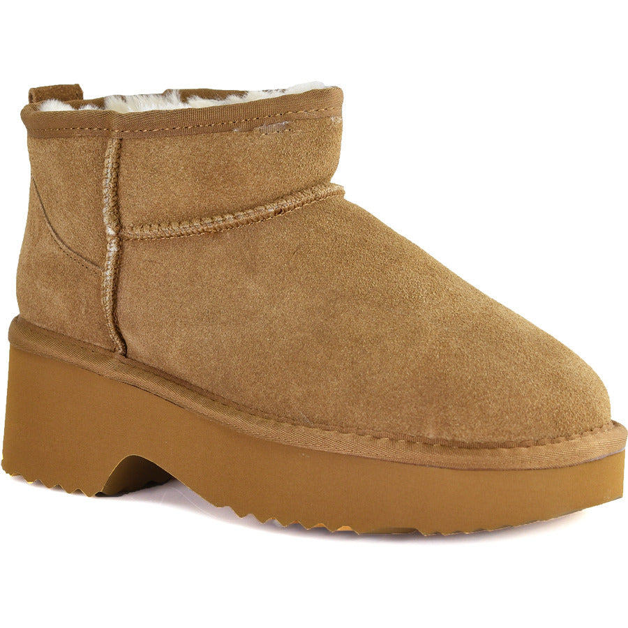 Καμελ δερμάτινο Australian Boot Kelara 51304