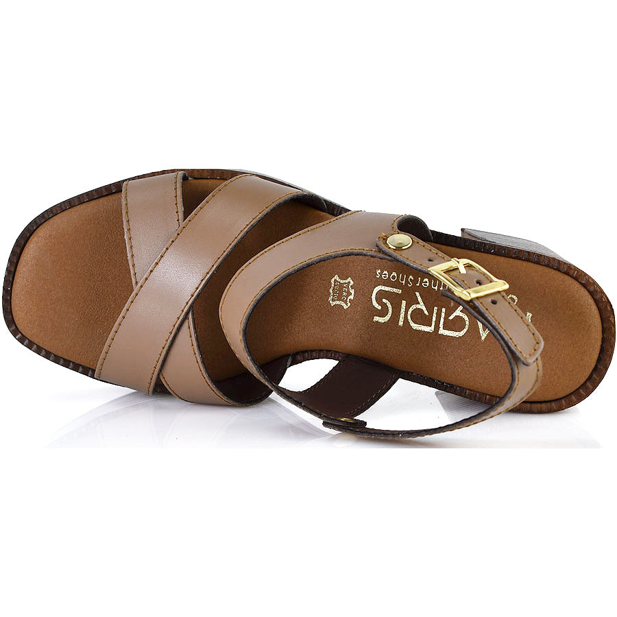 Δερμάτινo πούρο πέδιλο Harris 528-4305