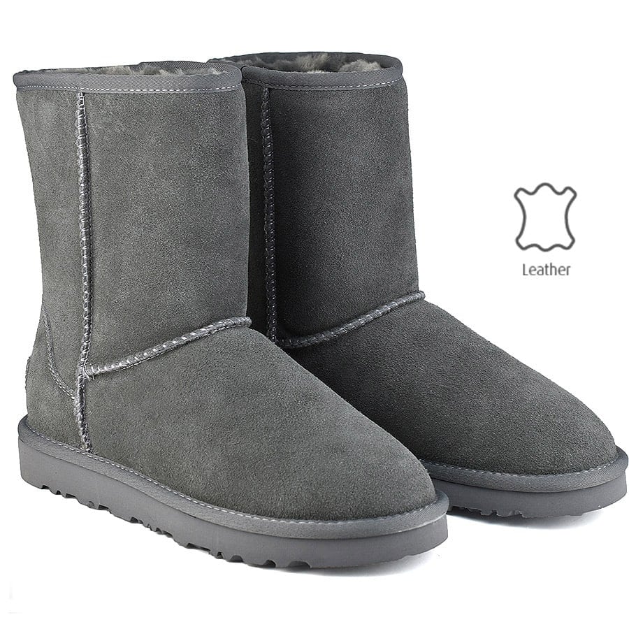 Γκρι δερμάτινο Australian Boot Classic L7830