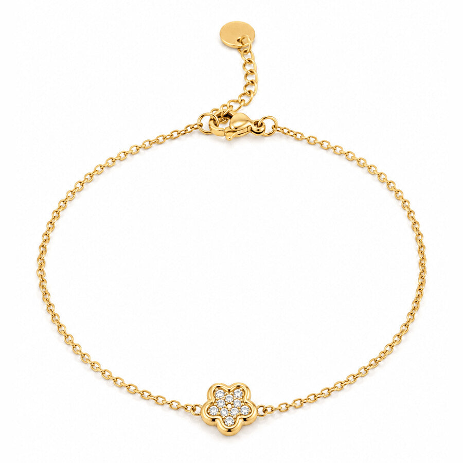 Duestelle βραχιόλι με επιχρύσωση 18K BLOOM