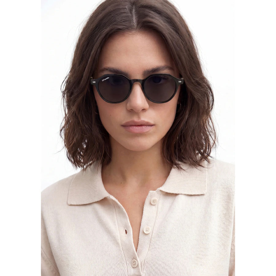 D. Franklin γυαλία ηλίου Ultra Light S Round Crystal Black - Black
