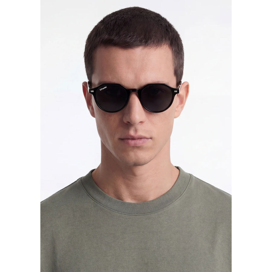 D. Franklin γυαλία ηλίου Ultra Light S Round Crystal Black - Black