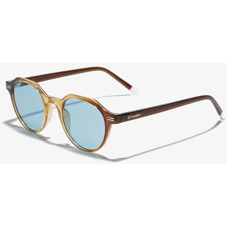 D. Franklin γυαλία ηλίου Ultra Light S Round Crystal Brown - Blue