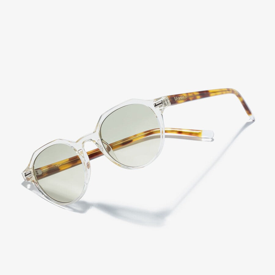 D. Franklin γυαλία ηλίου Ultra Light S Round Trans Grey / Grey