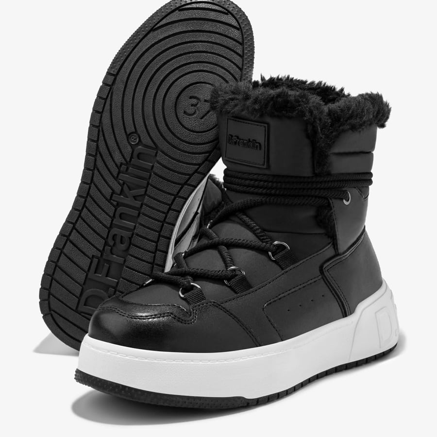 D.Franklin μαύρο snow Boot 369003