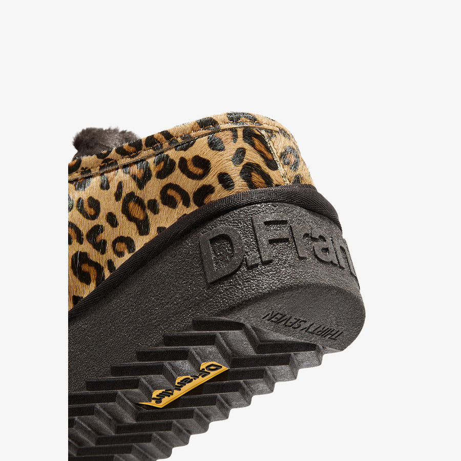 D. Franklin animal print δερμάτινο clog 375005
