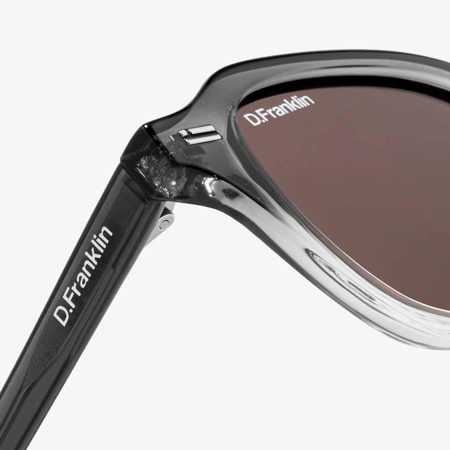 D. Franklin γυαλία ηλίου Ultra Light S Square Grey - Brown