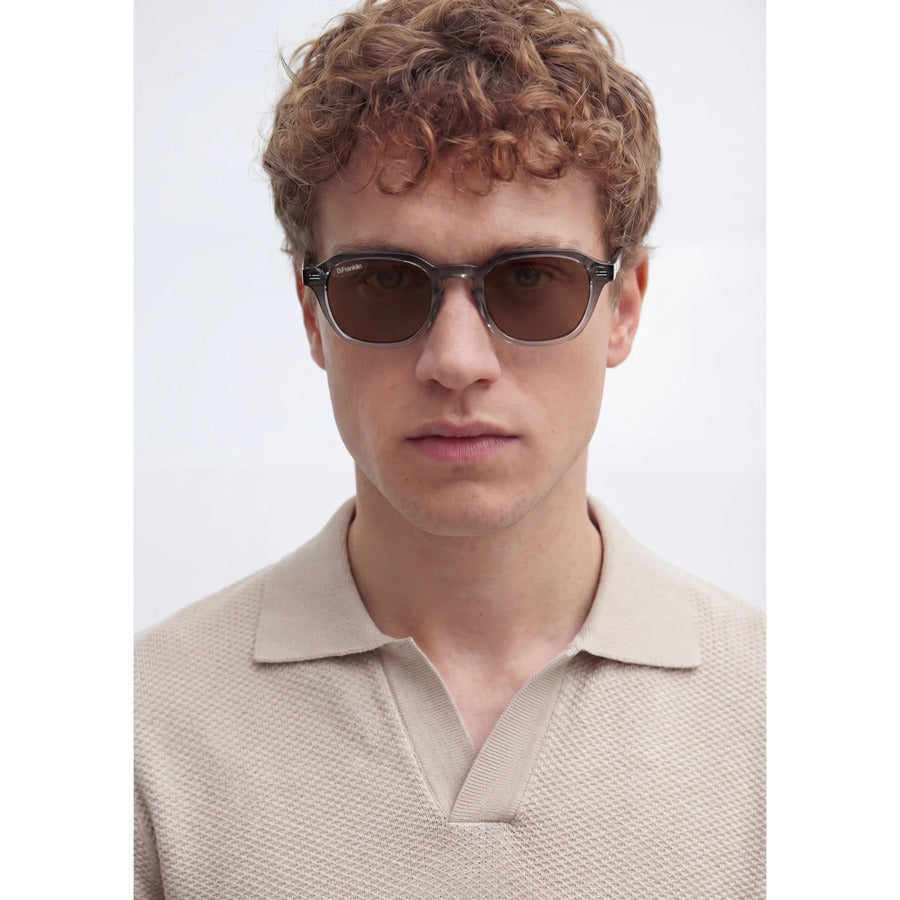 D. Franklin γυαλία ηλίου Ultra Light S Square Grey - Brown