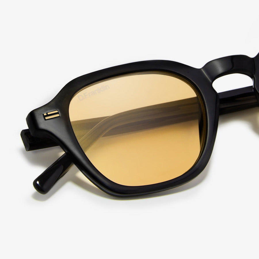 D. Franklin γυαλία ηλίου Ultra Light S Square Black - Yellow