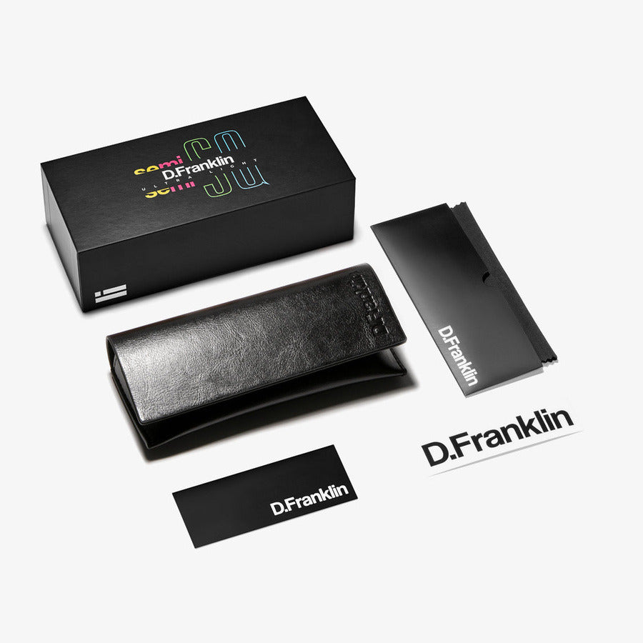 D. Franklin γυαλία ηλίου Ultra Light S Square Black - Yellow