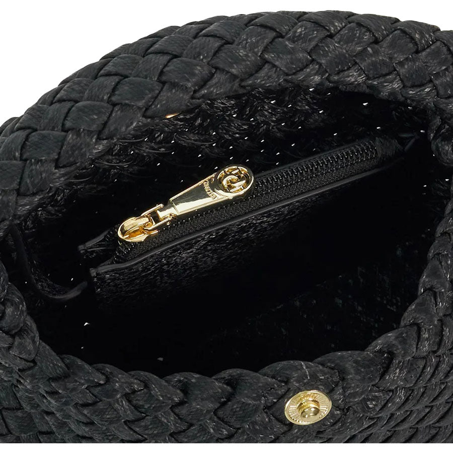 Dune London μαύρη τσάντα χειρός DINKY DELIBERATE