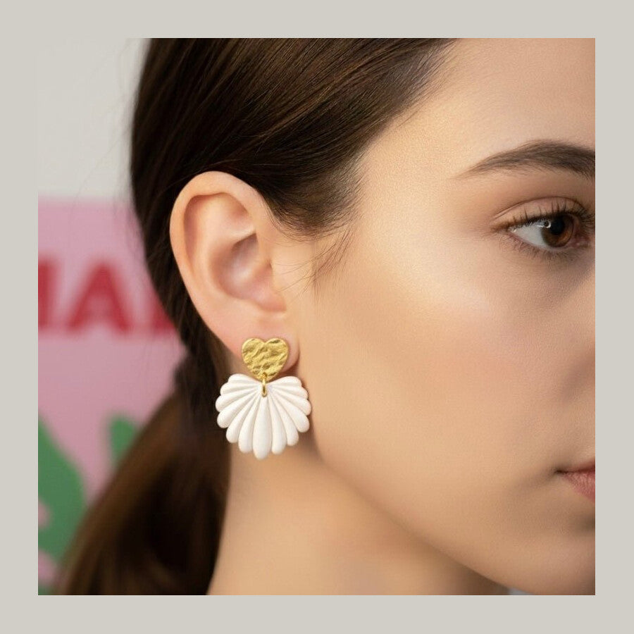 Duestelle σκουλαρίκια με επιχρύσωση 18K ALICE