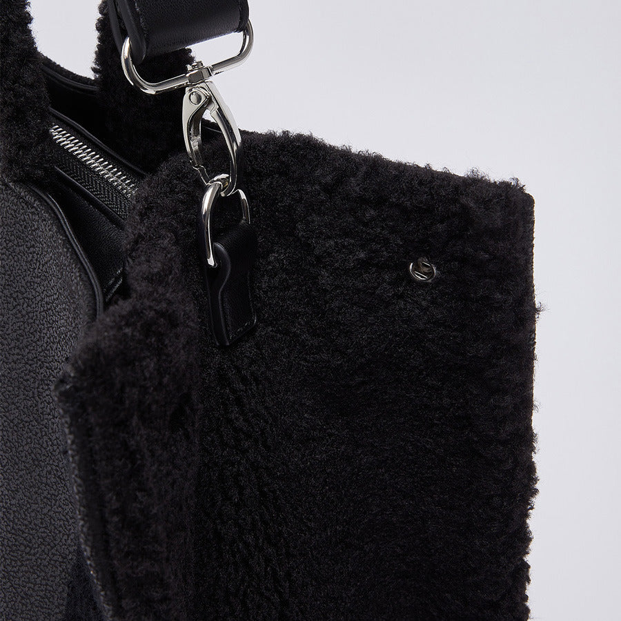 LIU JO μαύρη shopping bag 2F6037