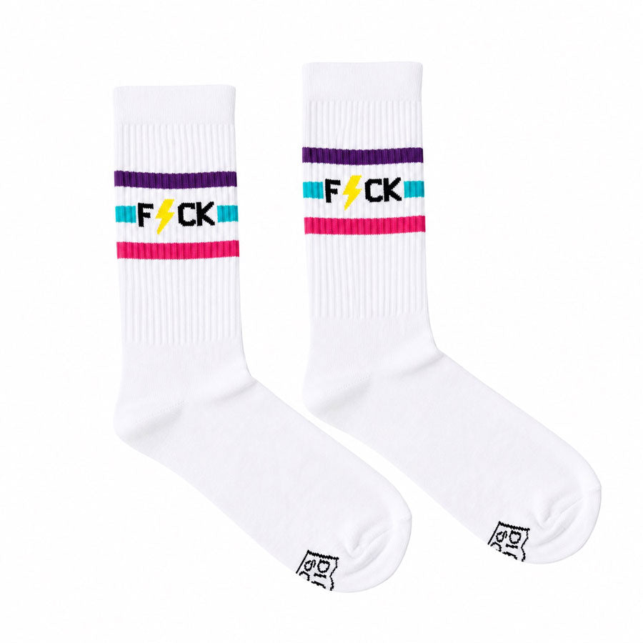 Dirty Socks λευκές κάλτσες F-Thunder