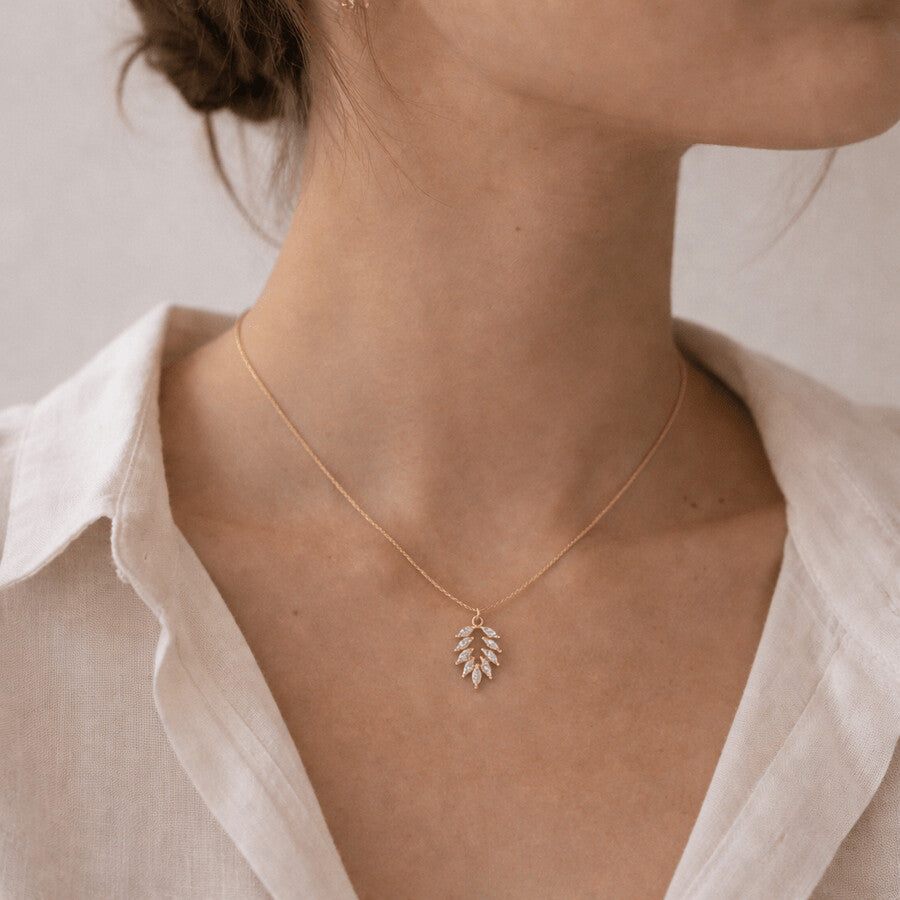 Duestelle κολιέ με επιχρύσωση 18K REA