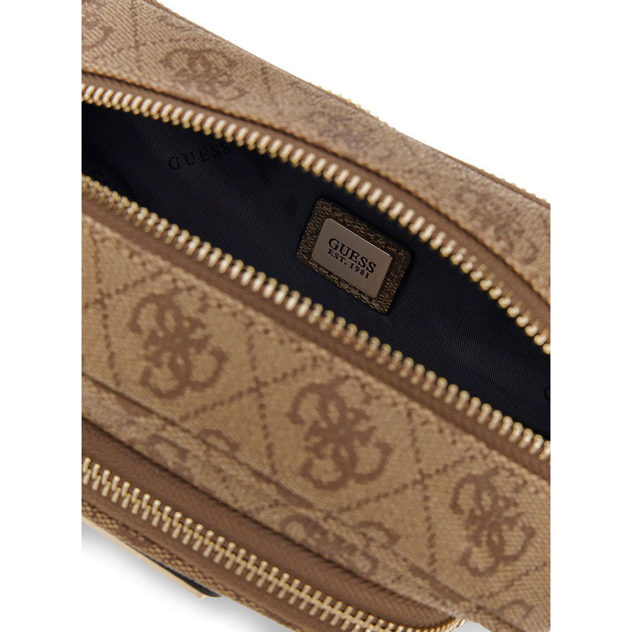 Guess μπεζ latte τσαντα μέσης BUM BAG LATONA