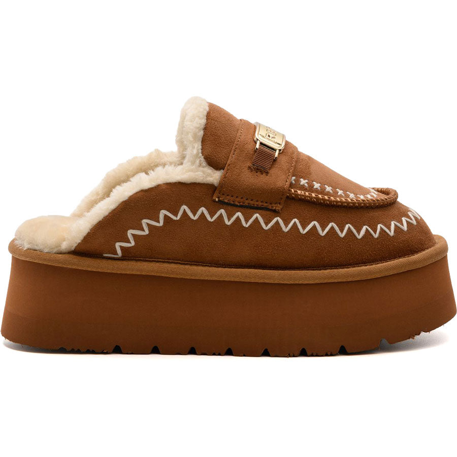 Replay καμελ γούνινο clog CHIC INDIAN