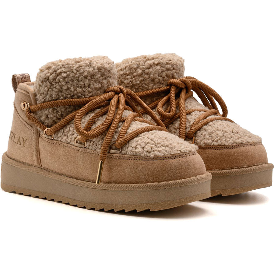 Replay μπεζ snow boot SANTA CURLY