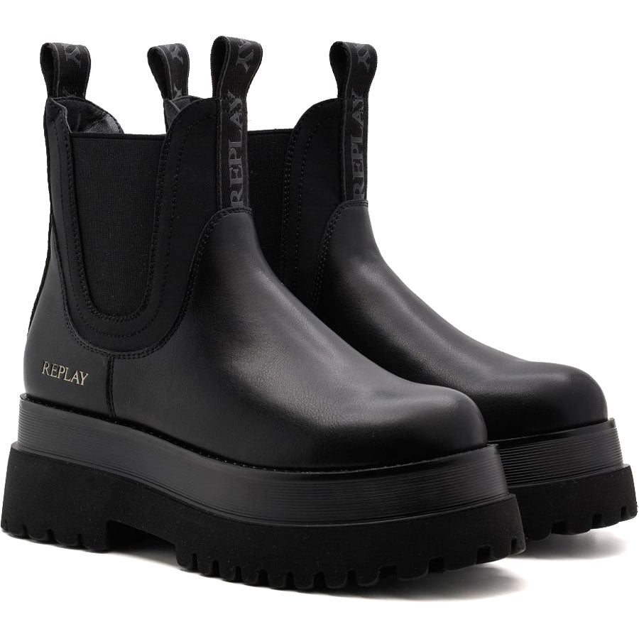 REPLAY μαύρο chelsea boot ANY MODE