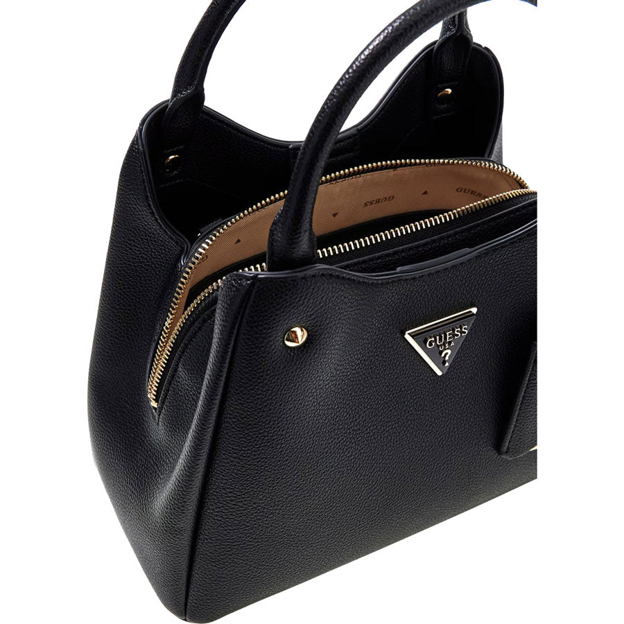 Guess μαύρη τσάντα χειρός Meridian mini