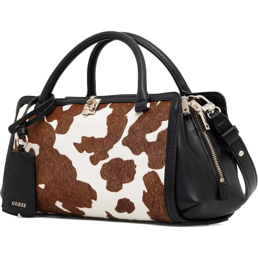 Guess animal print τσάντα χειρός AUDREY COW