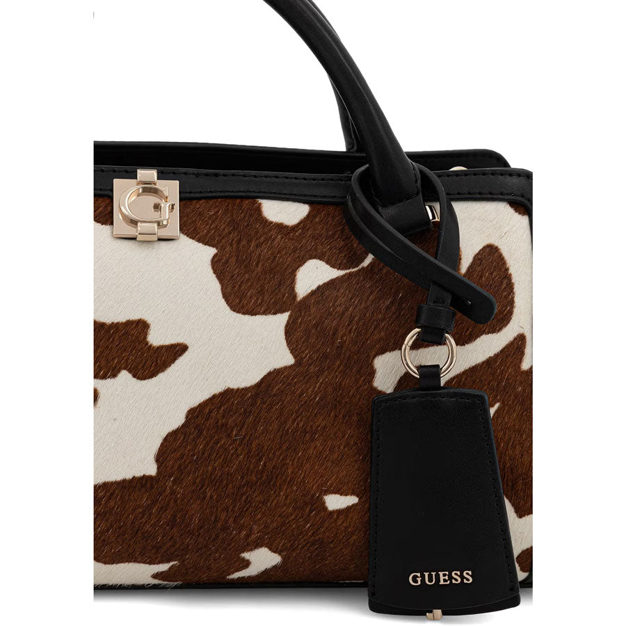 Guess animal print τσάντα χειρός AUDREY COW