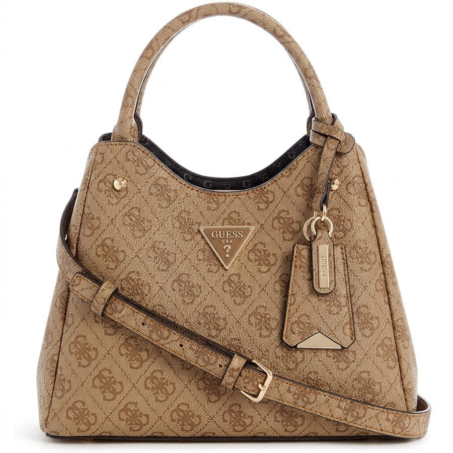 Guess μπεζ latte τσάντα ώμου Meridian mini