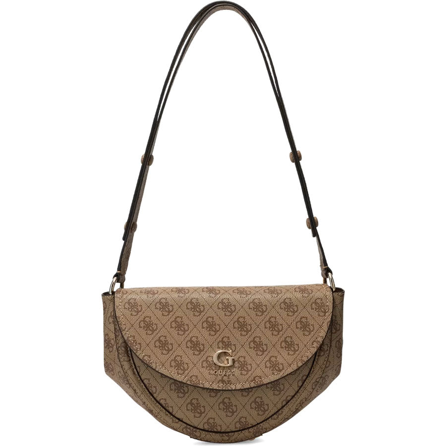 Guess μπεζ latte τσάντα χιαστί Coleen