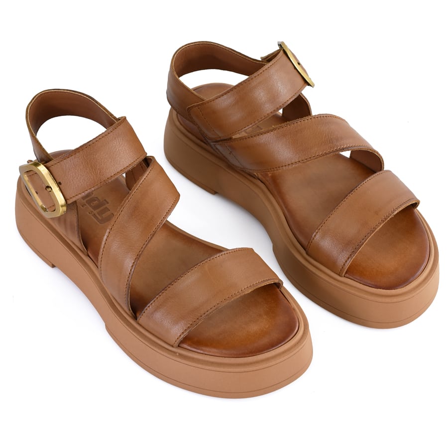 Δερμάτινο ταμπά σανδάλι LADY LD728