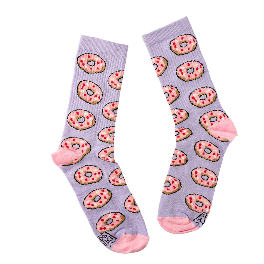 Dirty Socks λιλά κάλτσες Donuts