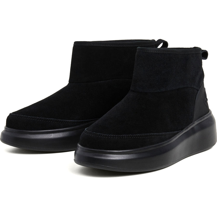 Pepe Jeans μαύρο δερμάτινο μποτάκι PLS500038