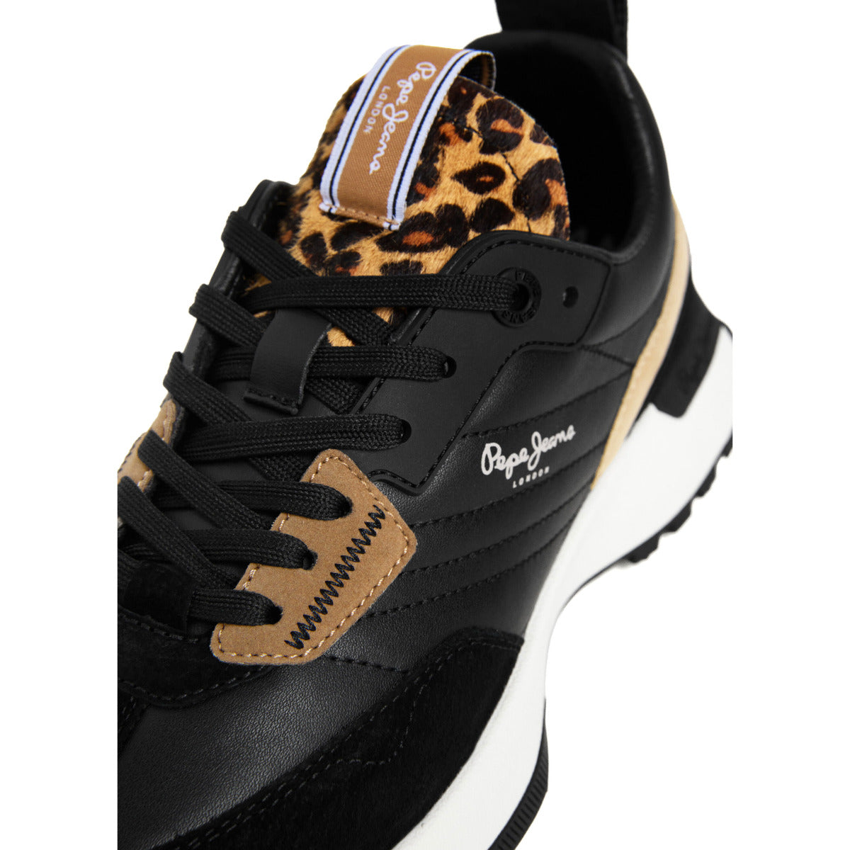 Pepe Jeans μαύρο sneaker LUCKY PLS600067