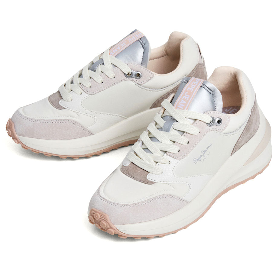 Pepe Jeans λευκό δερμάτινο sneaker WINSLOW PLS600074