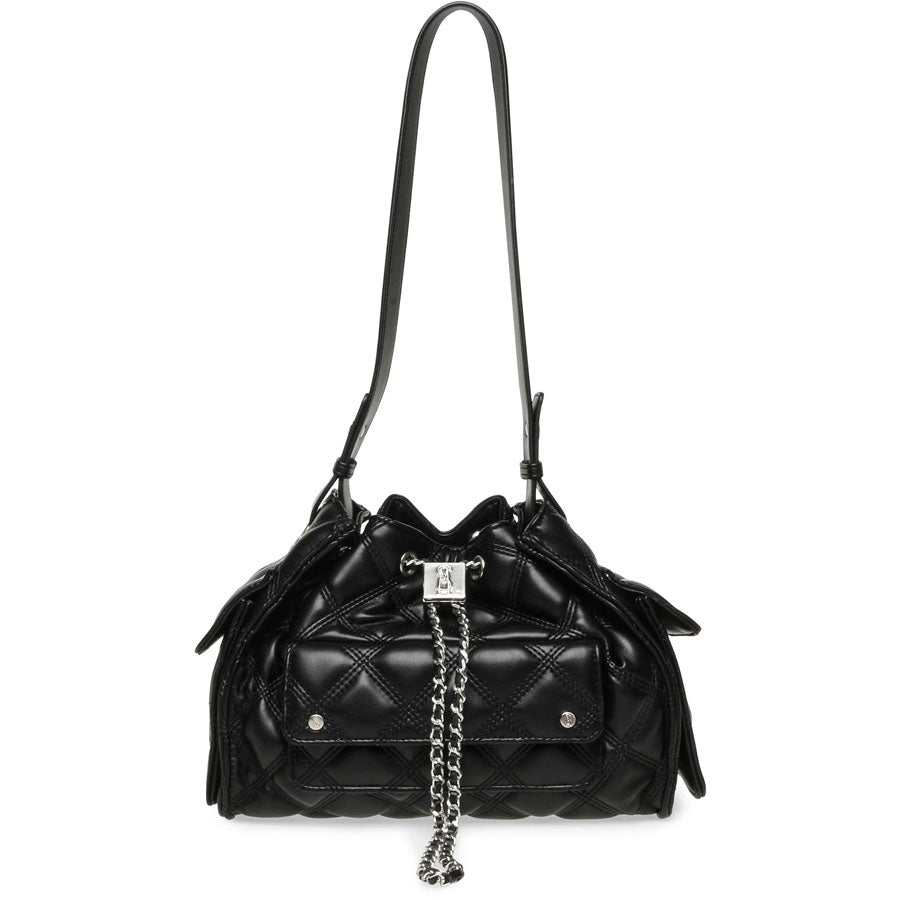 Steve Madden μαύρη τσάντα ώμου BMIKEY