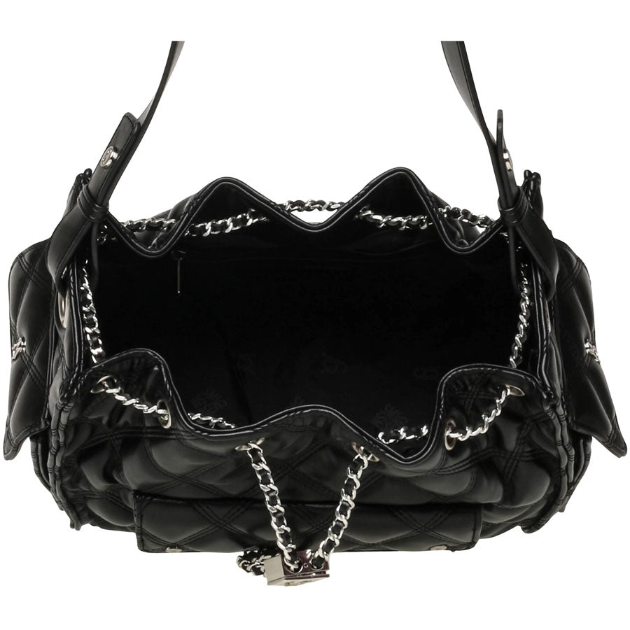 Steve Madden μαύρη τσάντα ώμου BMIKEY