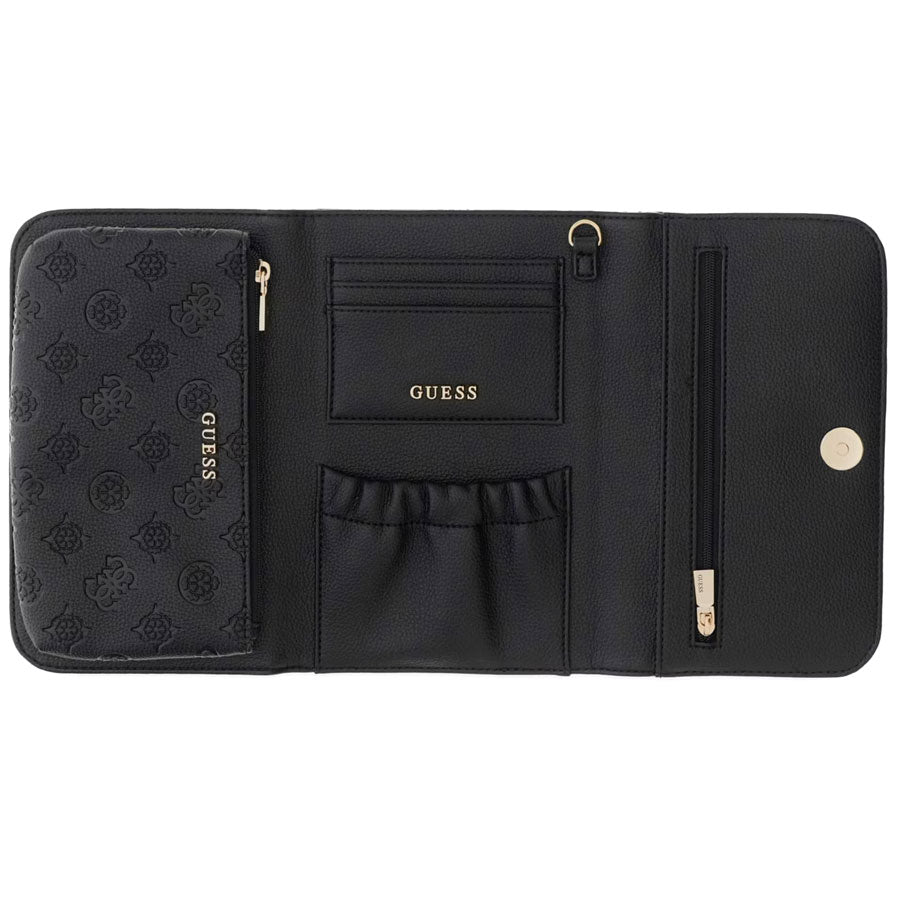 Guess μαύρο πορτοφόλι/Organizer Wilder