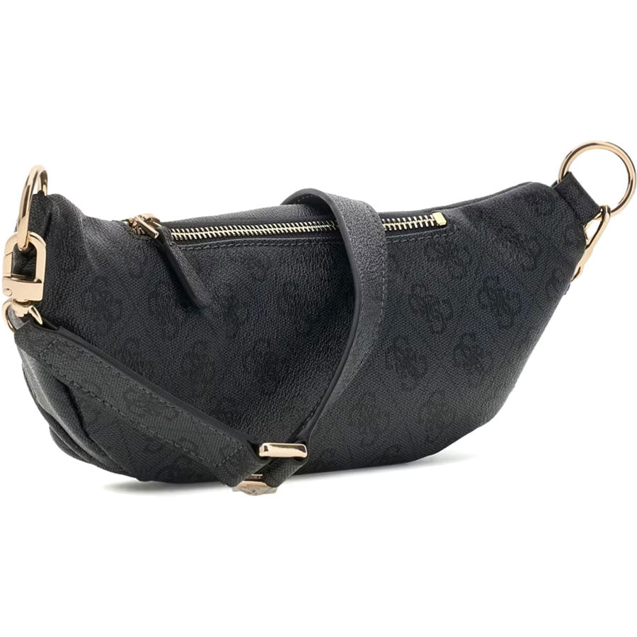 Guess ανθρακί τσαντα μέσης BUM BAG LATONA