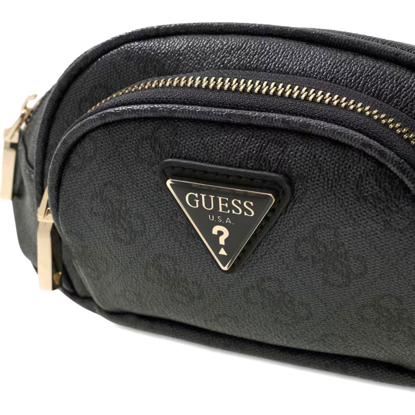 Guess ανθρακί τσαντα μέσης BUM BAG LATONA