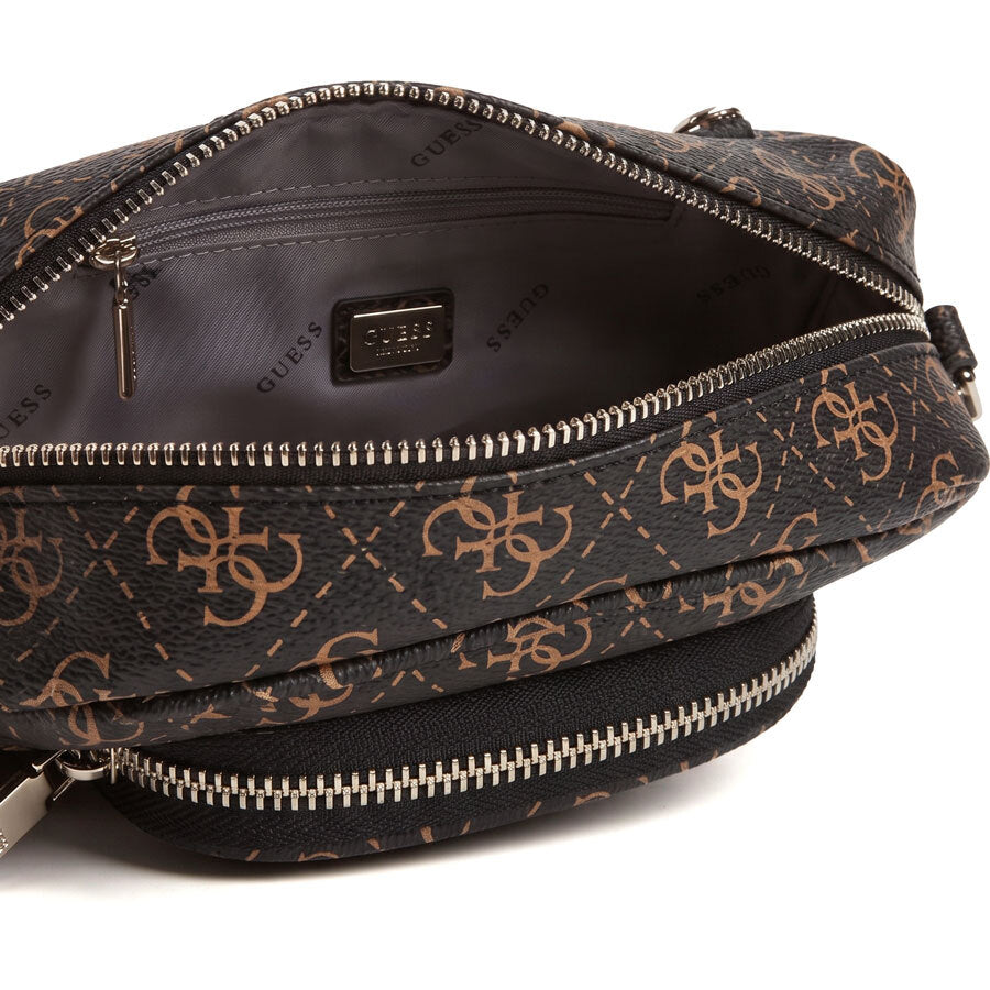 Guess καφε τσαντα μέσης BUM BAG LATONA
